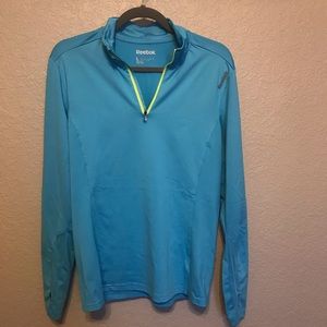Reebok quick-dry half-zip running top